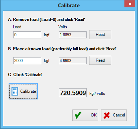 LV-1000HS-10K Calibrate