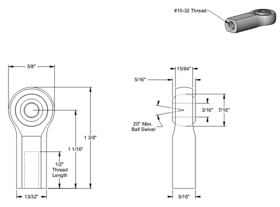 RE-1032-F Rod End