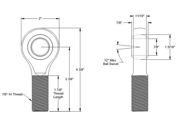 RE-7814-M Rod End