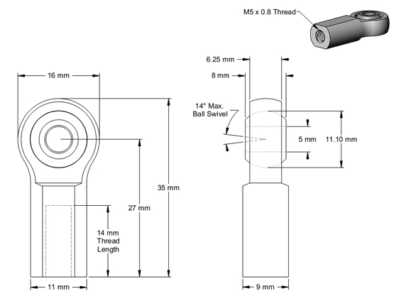 M5-F Rod End