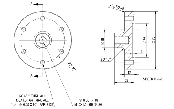 500 02592 tension adapter RSB6 500kg