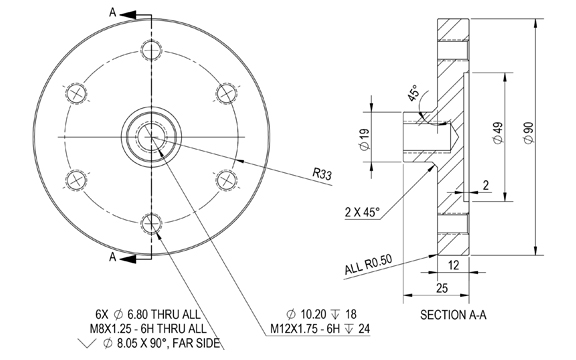 500 02593 tension adapter RSB6 2500kg