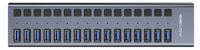 hx 1600 16 port usb hub